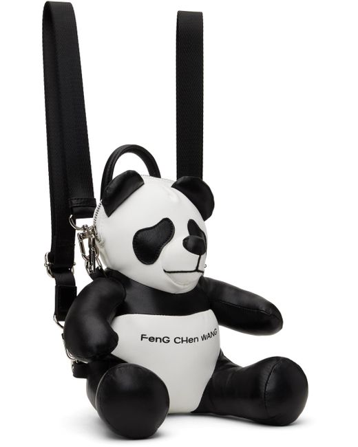 Feng Chen Wang Black Panda Backpack for men