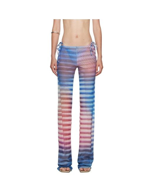 Jean Paul Gaultier Blue 'The Air' Lounge Pants