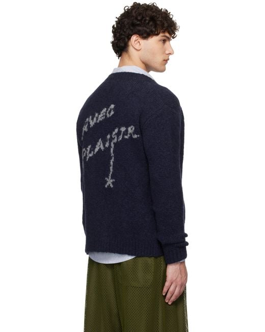 Paloma Wool 'Plaisir' Zip Sweater in Blue for Men | Lyst