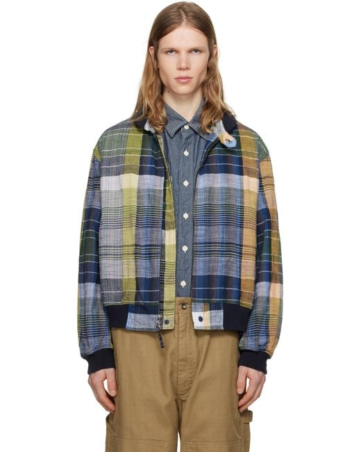 Engineered Garments Blue Enginee Garments Ll Bomber Jacket for men