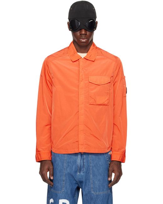 C P Company Orange Pocket Jacket for men