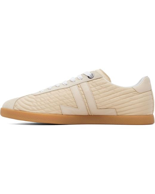 Lanvin White Glen 2.0 Nylon Sneakers for men