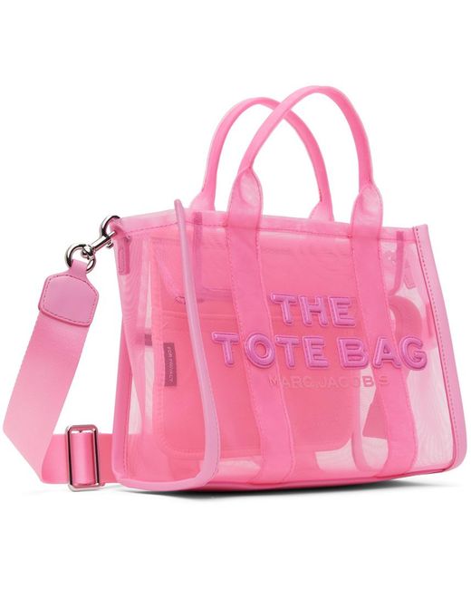 Marc Jacobs Pink 'The Mesh Small' Tote