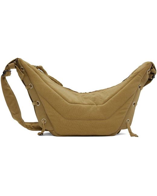 Lemaire Yellow Small Soft Game Bag in Black Lyst