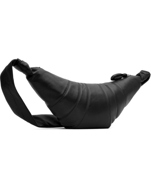 Lemaire Black Medium Croissant Bag