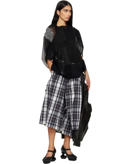 Maison Mihara Yasuhiro Black Duck Heel Ballet Heels