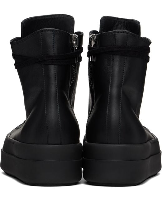 Rick Owens Hollywood Mega Bumper Sneakers in Black for Men