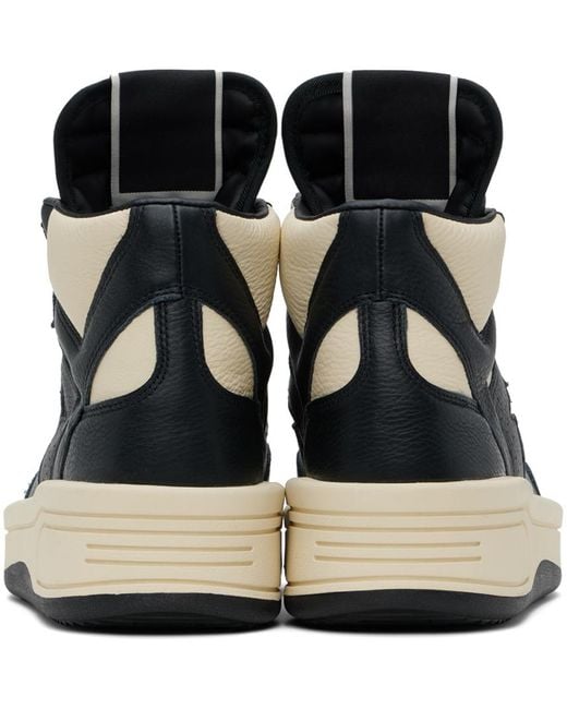 Rick Owens Black Converse Edition Turbowpn Mid Sneakers