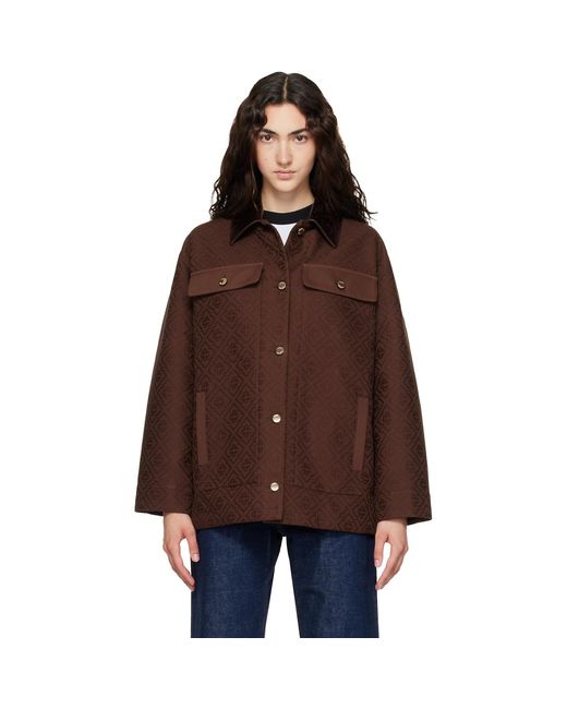 Casablanca Brown Workwear Jacket