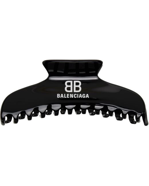 Balenciaga Black Holli Hair Clip