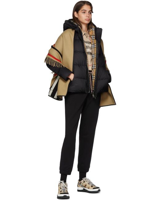 Burberry Brown Monogram Puffer Down Leith Jacket Burberry