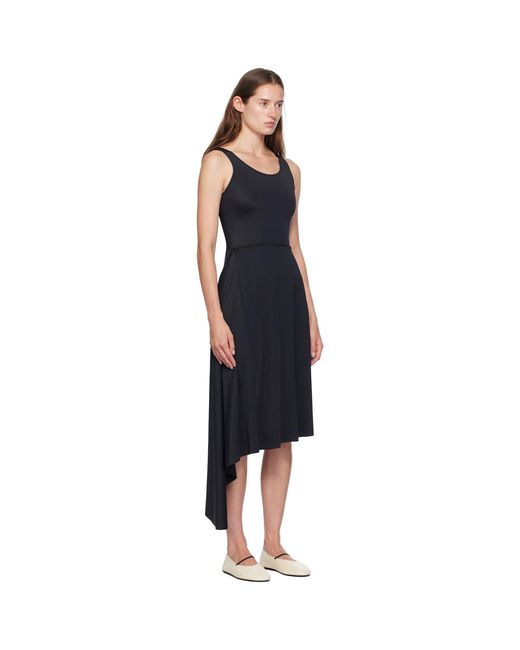 Marie Adam-Leenaerdt Black 'Bathingsuit' Pareo Midi Dress