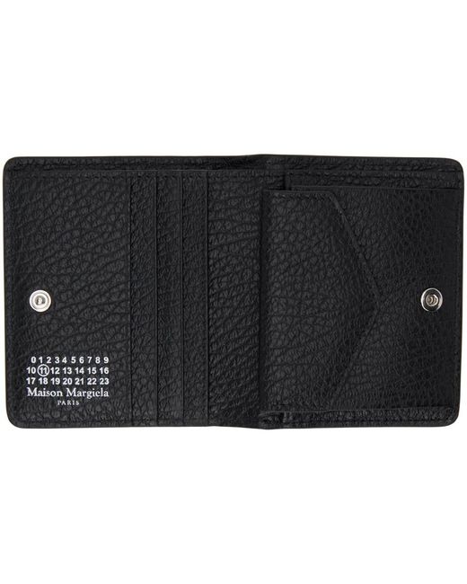 Maison Margiela Black Four Stitches Pocket Wallet for men