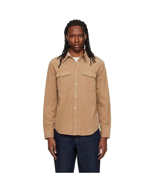 Isabel Marant Natural Vasco Shirt for men
