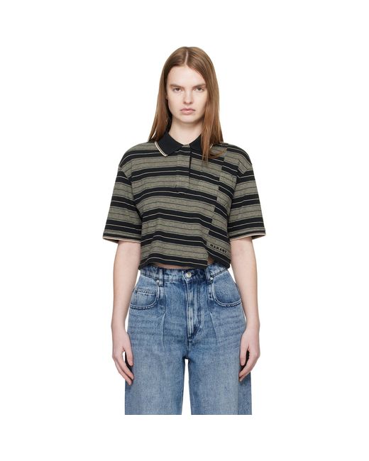 Isabel Marant Black Isalyne Polo