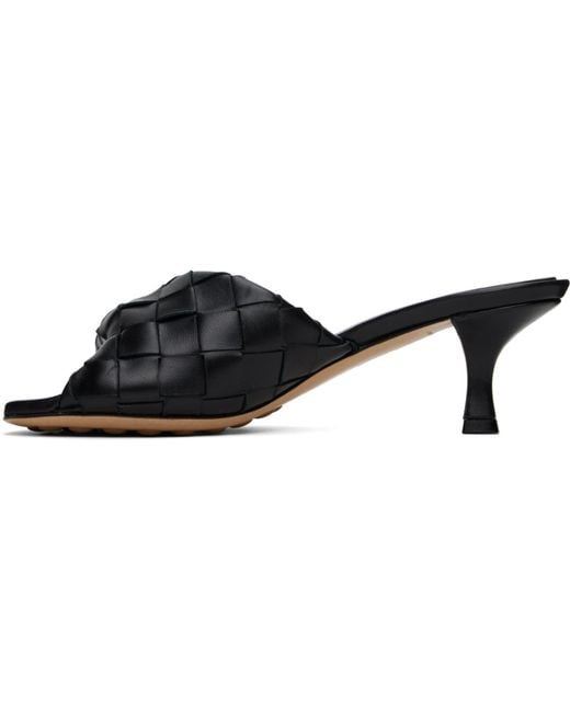 Bottega Veneta Black Blink Mules