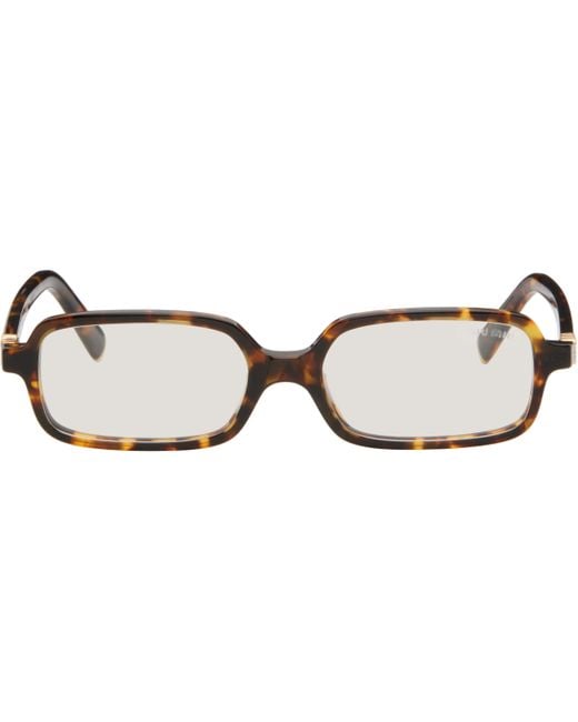 Miu Miu Black Miu Regard Light Glasses