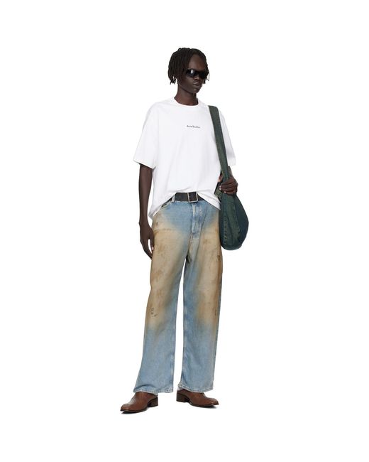Acne Black Loose Fit 2023 Jeans for men
