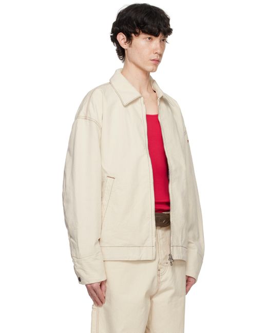 メンズ DIESEL オフホワイト D-Stack ジャケット Multicolor