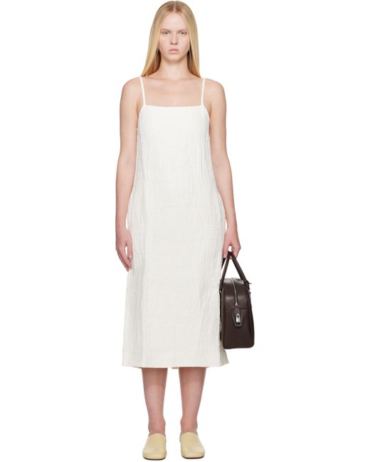 Studio Nicholson Black Off- Danae Midi Dress