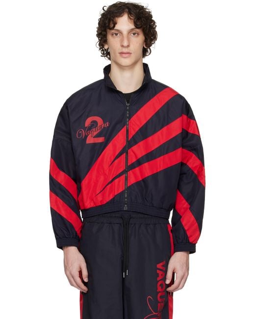 VAQUERA Red Windbreaker Jacket for men