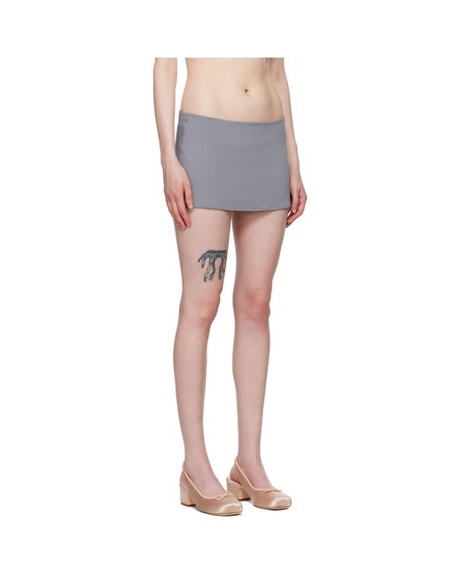 GUIZIO Multicolor Micro Miniskirt