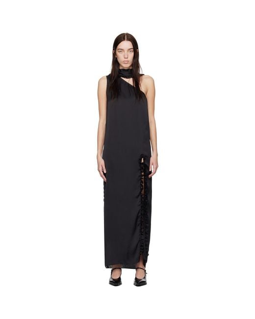 Kika Vargas Black Ssense Exclusive Aretha Maxi Dress