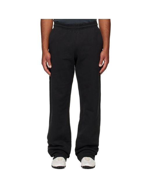 Entire studios Black Straight-Leg Sweatpants for men