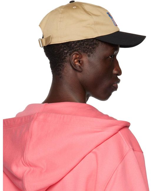 Marni Pink Beige Cinch Strap Cap for men