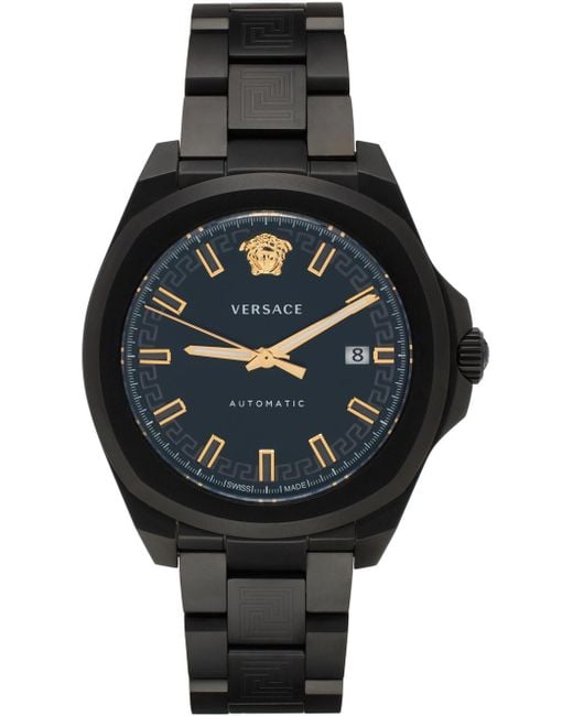 Versace Black Geo Automatic Watch for men