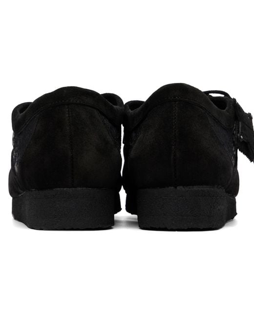 ANDERSSON BELL Black Clarks Originals Edition Wallabee Derbys for men