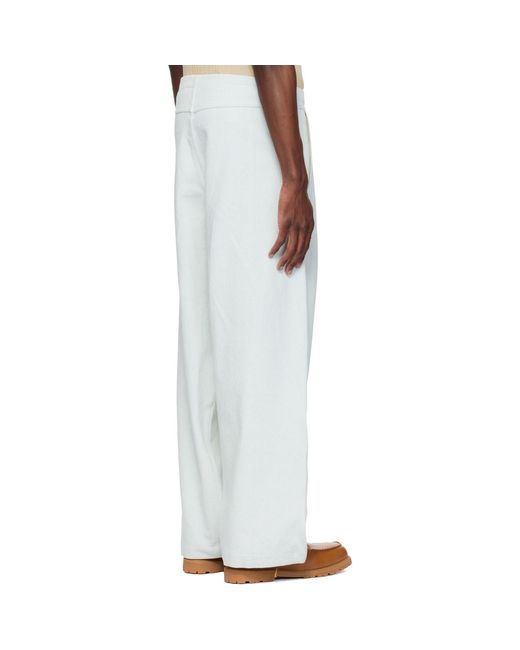 colbo White Farm Trousers for men