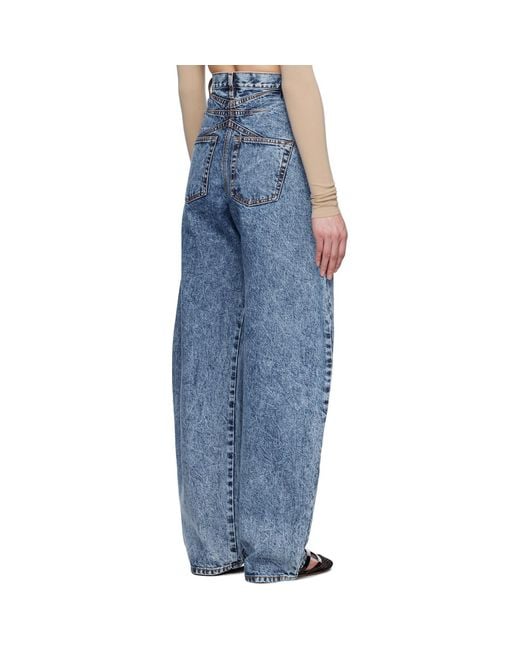 Alaïa Blue Round Jeans