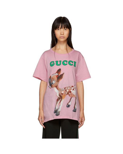 Gucci Pink Bambi T-shirt