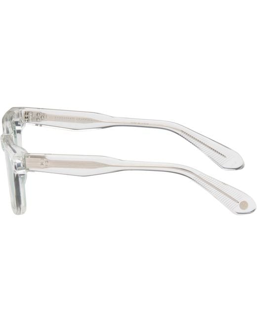 Lunetterie Generale Gray Transparent 'Mastroianni' Sunglasses for men