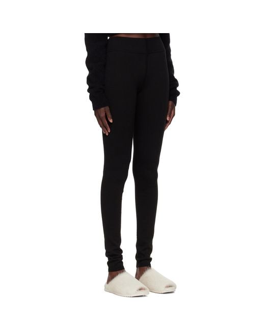 Rick Owens Black Tower Leggings