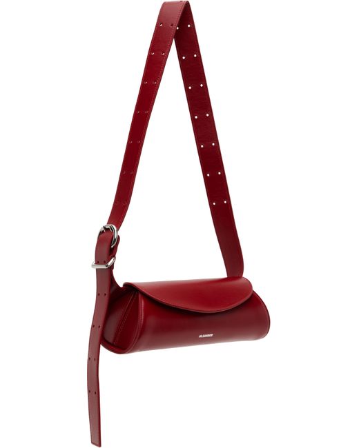 Jil Sander Red Cannolo Mini Bag