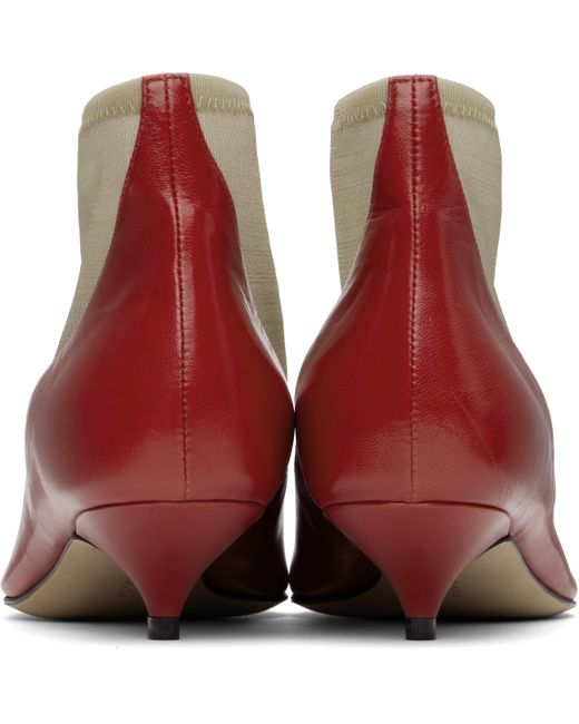 Bottes Et Rouge En Filet The Row en coloris Black