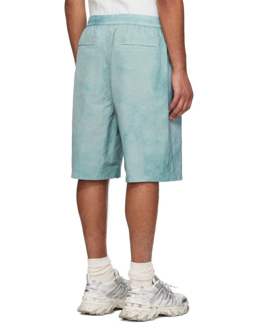 Juun.J Blue Dye Shorts for men
