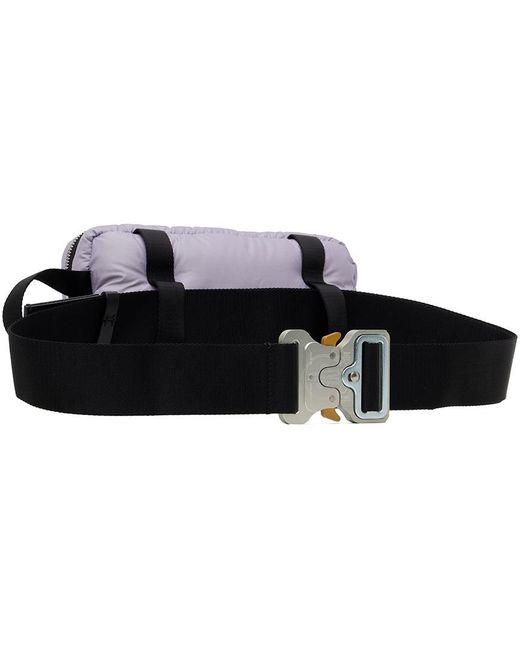 Moncler Genius Black 6 Moncler 1017 Alyx 9sm Purple Down Belt Bag for men