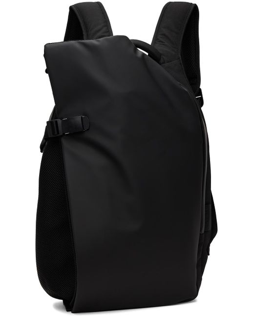 Côte&Ciel Black Medium Isar Obsidian Backpack for men