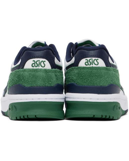 Asics Black White & Green Ex89 Sneakers
