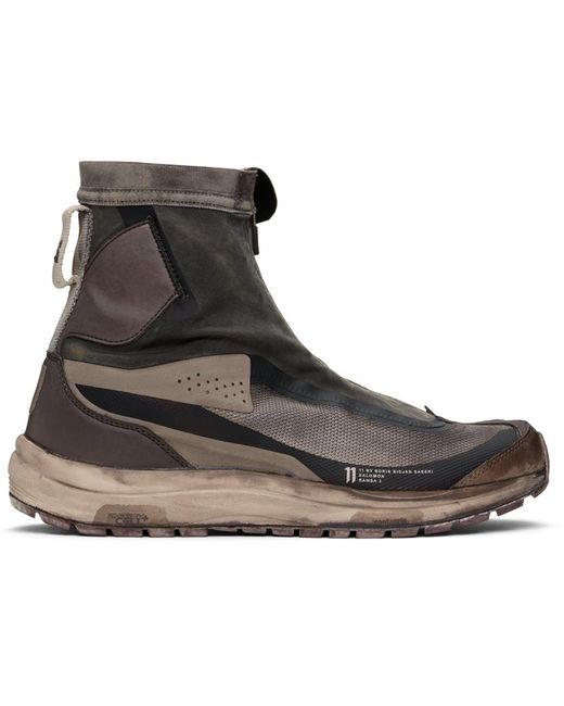 メンズ Boris Bidjan Saberi 11 Salomonエディション トープ Bamba 2 