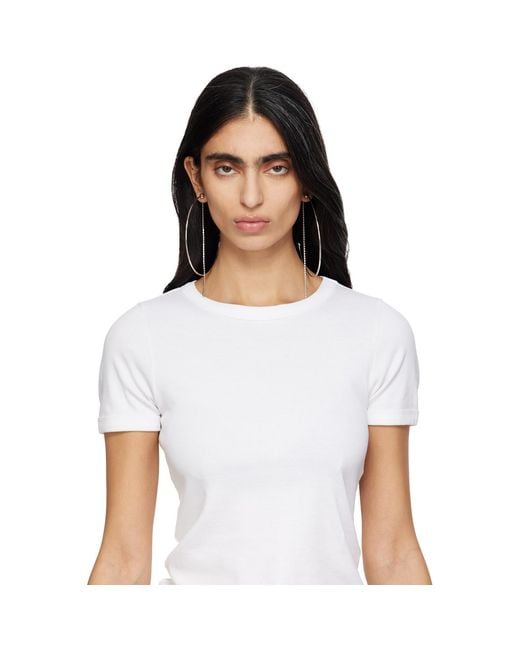Justine Clenquet Metallic Justin Crystal Earrings