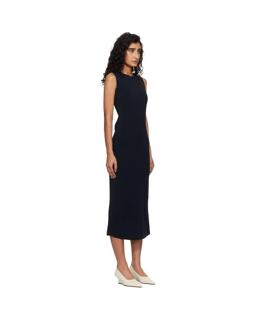 Max Mara Black Mxpangus Knitted Maxi Dress