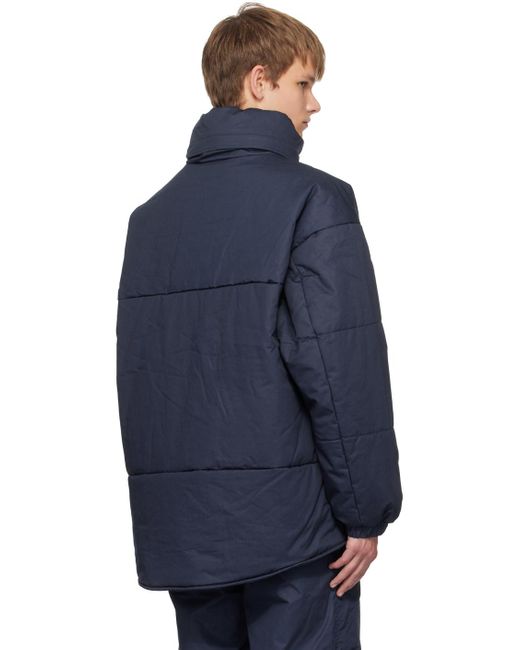 Nanamica Blue Paneled Jacket for men