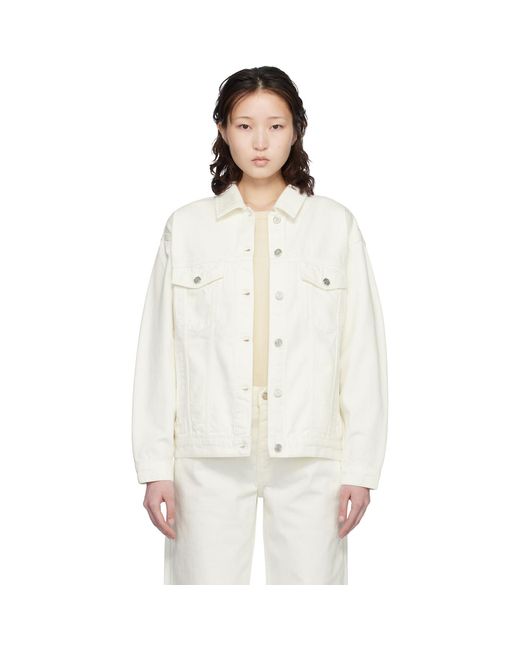 Anine Bing White Off- Rory Denim Jacket