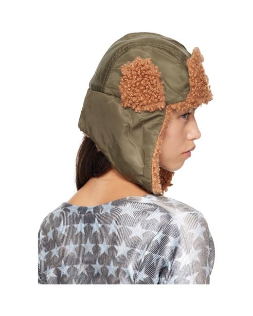 Charles Jeffrey Blue Khaki Trapper Hat