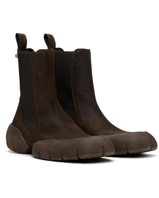 DIESEL Black D-Mathieu Suede Chelsea Boots for men