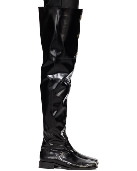 GmbH Black Yahir Over-the-knee Boots for men